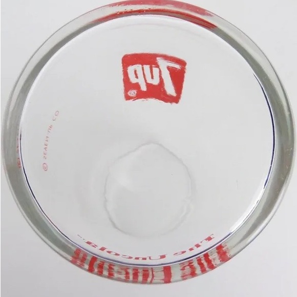 Vintage 7 Up Upside Down Glasses - Picture 3 of 7